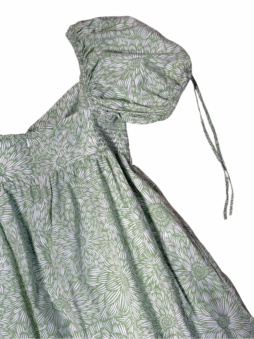 Amanda Uprichard Green Sicily Midi Sundress Womens XL